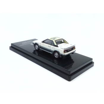 Toyota MR2 mk1 White & Silver 1985 LHD  - skala 1:64 - Para64